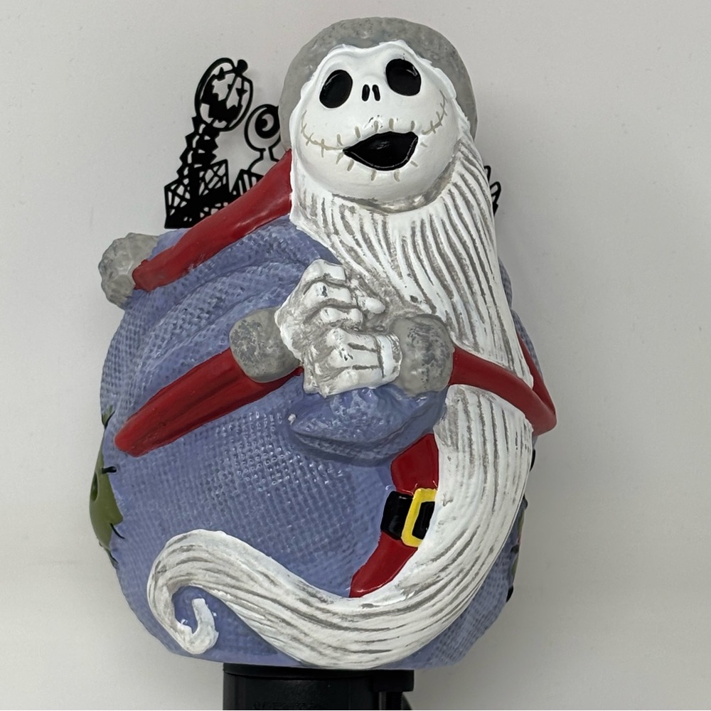 Scentsy Mini Wax Warmer Santa Jack Skellington Nightmare Before Christmas - Picture 3 of 8